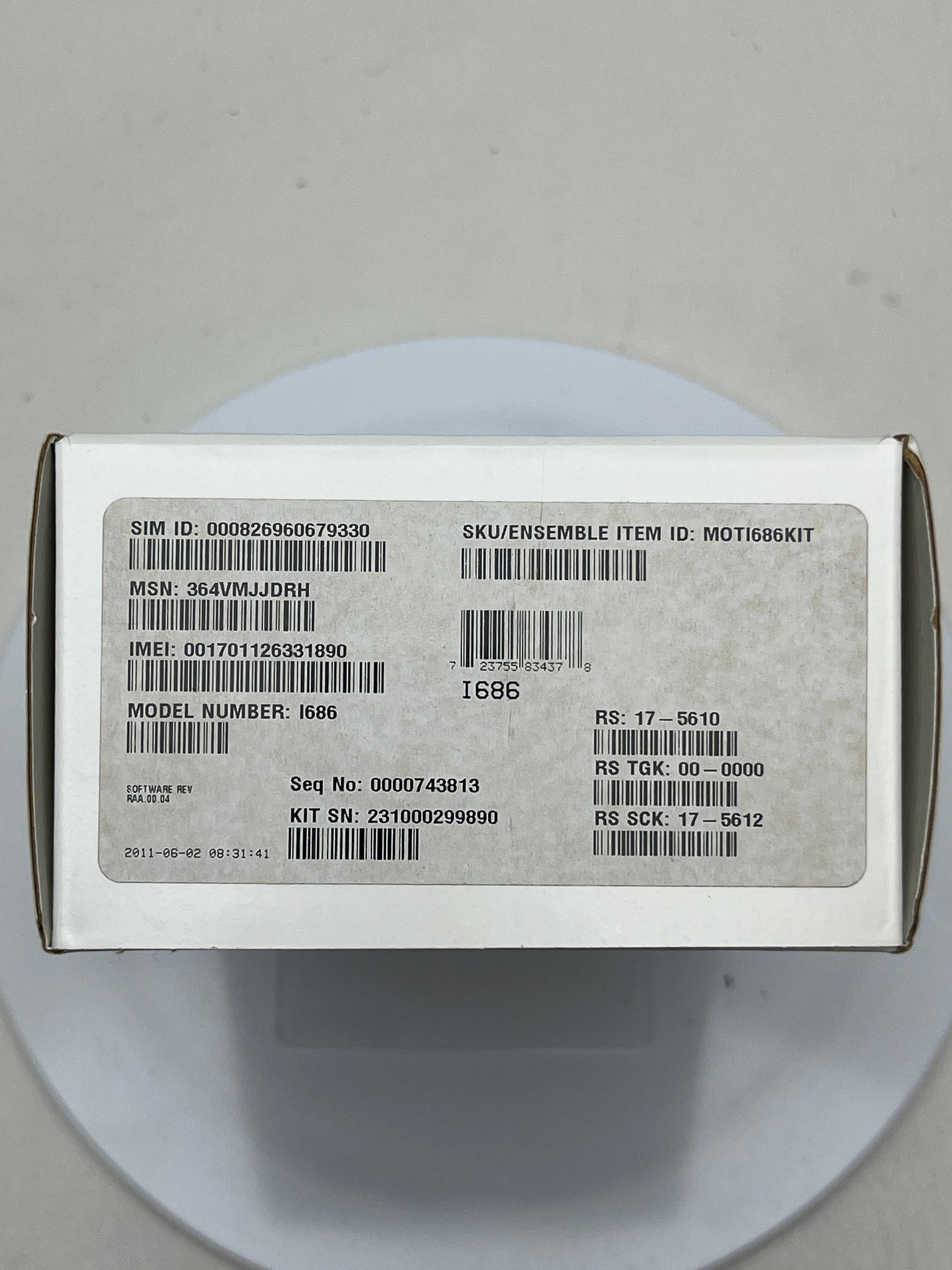New Sprint Motorola Brute i686