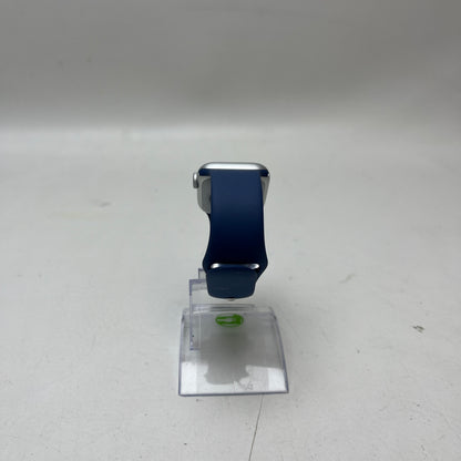 GPS Only Apple Watch SE 2nd Gen 40MM Silver Aluminum Abyss Blue Sport Band A2722