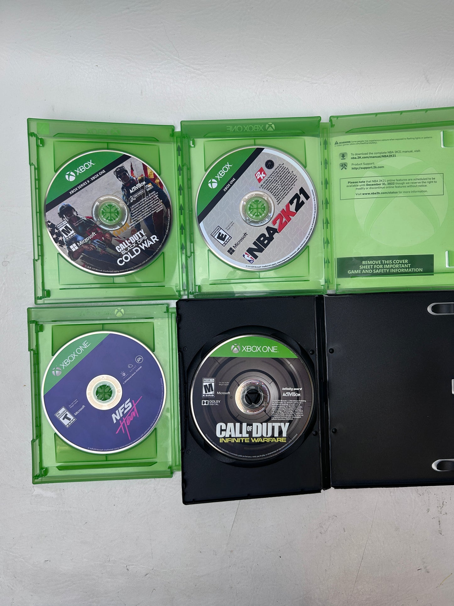 Lot of 4 Games Microsoft Xbox One 