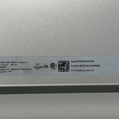 BIOS Locked HP EliteBook 645 G11 Ryzen 5 pro 7535u w/ Radeon Graphics 16GB RAM 512GB