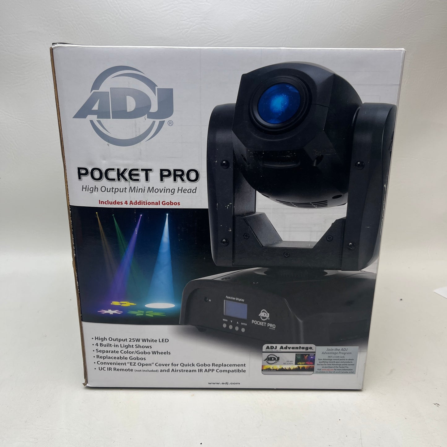New ADJ Pocket Pro Mini Moving Head Light POC723