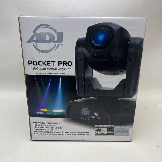 New ADJ Pocket Pro Mini Moving Head Light POC723