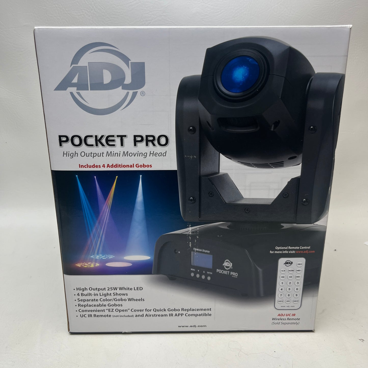 New ADJ Pocket Pro Mini Moving Head Light POC723