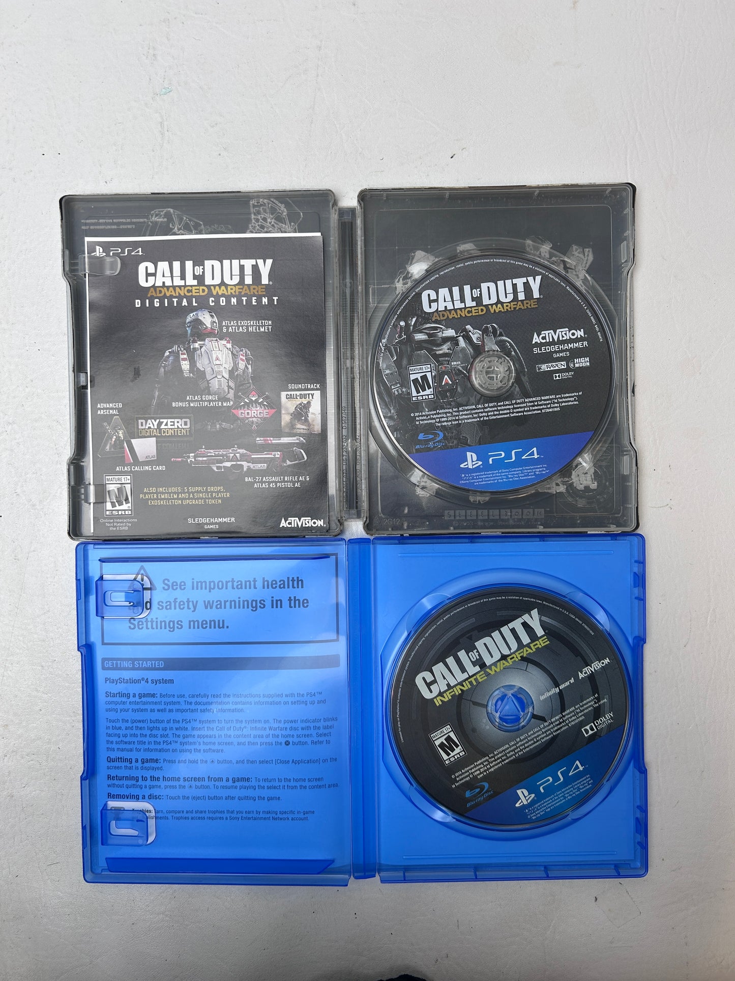Lot of 2 Games Sony PlayStation 4 PS4 