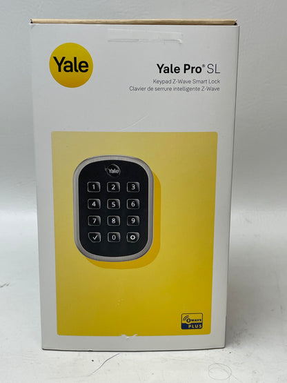 New Yale YRD136-ZW2-619 Pushbutton Deadbolt Z-Wave Lock- Satin Nickel