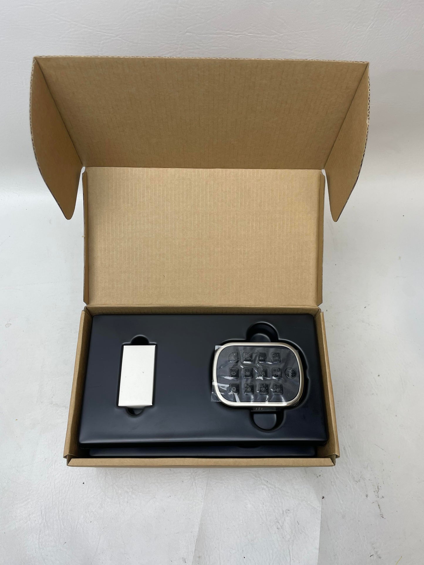 New Yale YRD136-ZW2-619 Pushbutton Deadbolt Z-Wave Lock- Satin Nickel