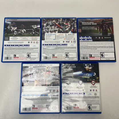 Lot of 5 Games Sony PlayStation 4 PS4 