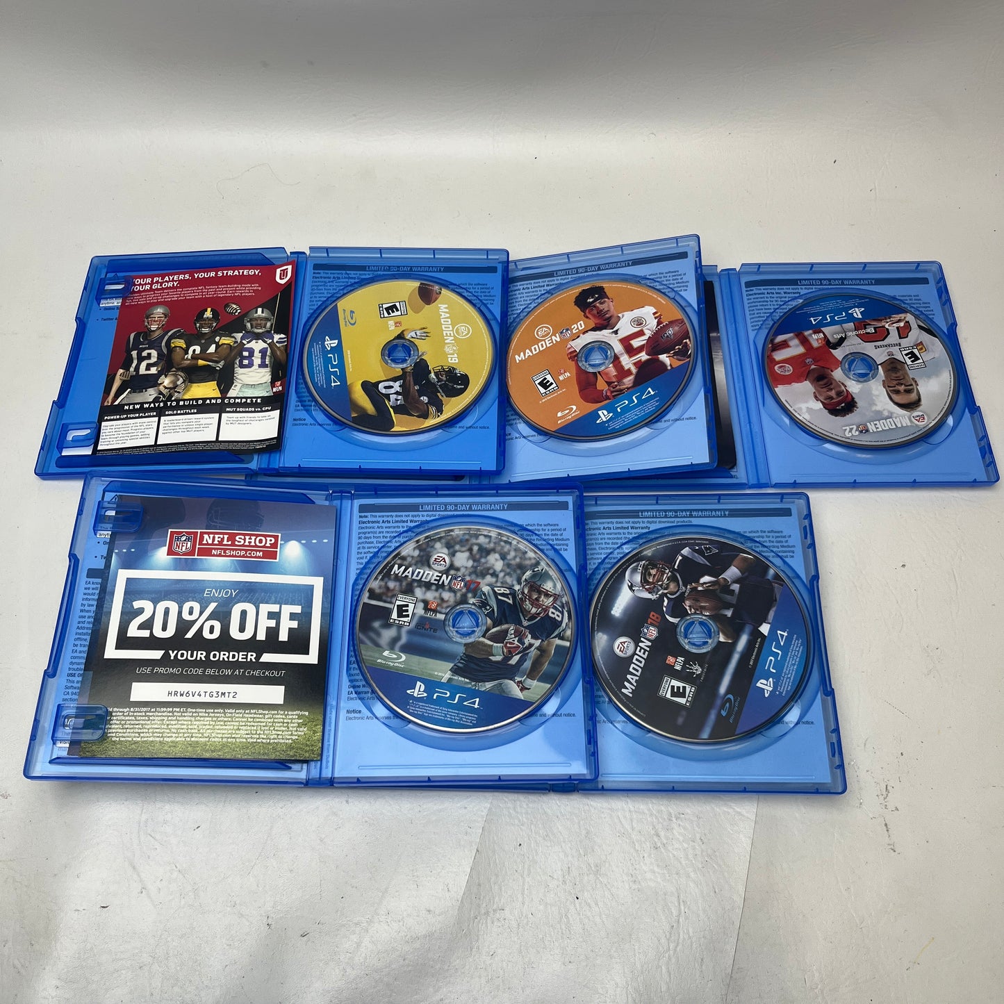 Lot of 5 Games Sony PlayStation 4 PS4 