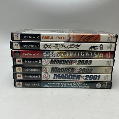 Lot of 7 Games Sony PlayStation 2 PS2 