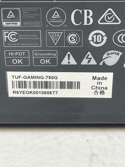 Asus TUF Gaming 80 Plus Gold 750W Fully Modular Switching Power Supply