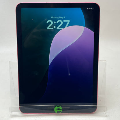 Unlocked Apple iPad 10th Gen 64GB Pink MQ6M3LL/A