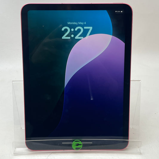 Unlocked Apple iPad 10th Gen 64GB Pink MQ6M3LL/A