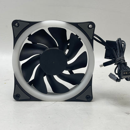 Lot of 7 iBUYPOWER 120mm Case Fans - Mixed ARGB & High Performance PWM Fan Set