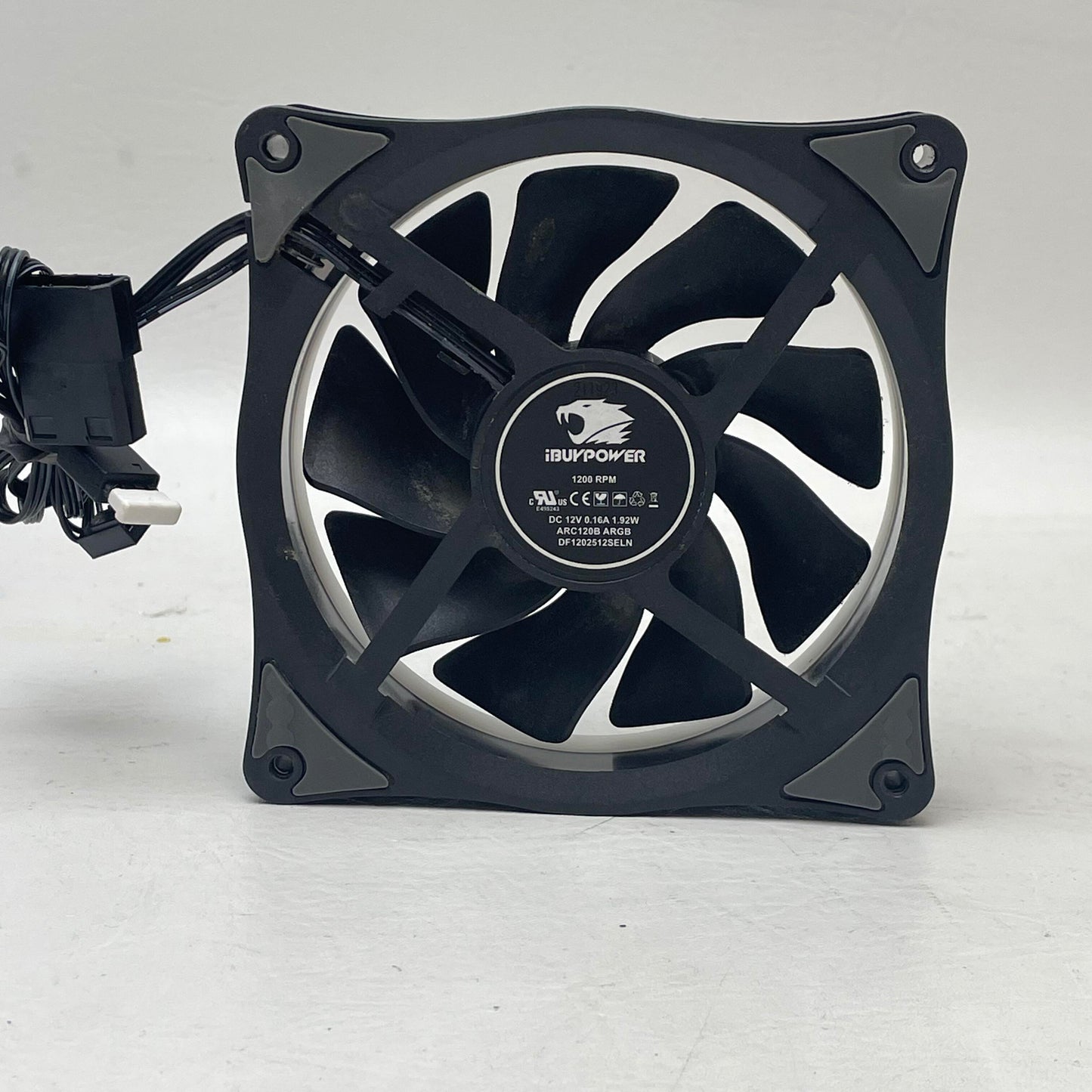 Lot of 7 iBUYPOWER 120mm Case Fans - Mixed ARGB & High Performance PWM Fan Set