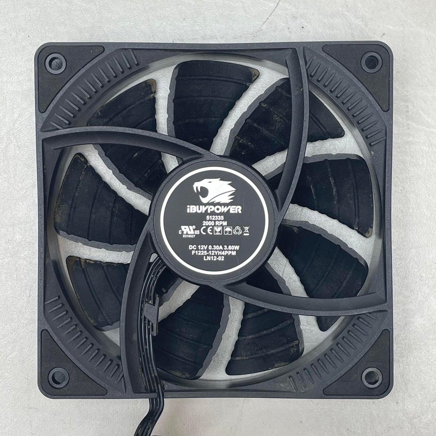 Lot of 7 iBUYPOWER 120mm Case Fans - Mixed ARGB & High Performance PWM Fan Set