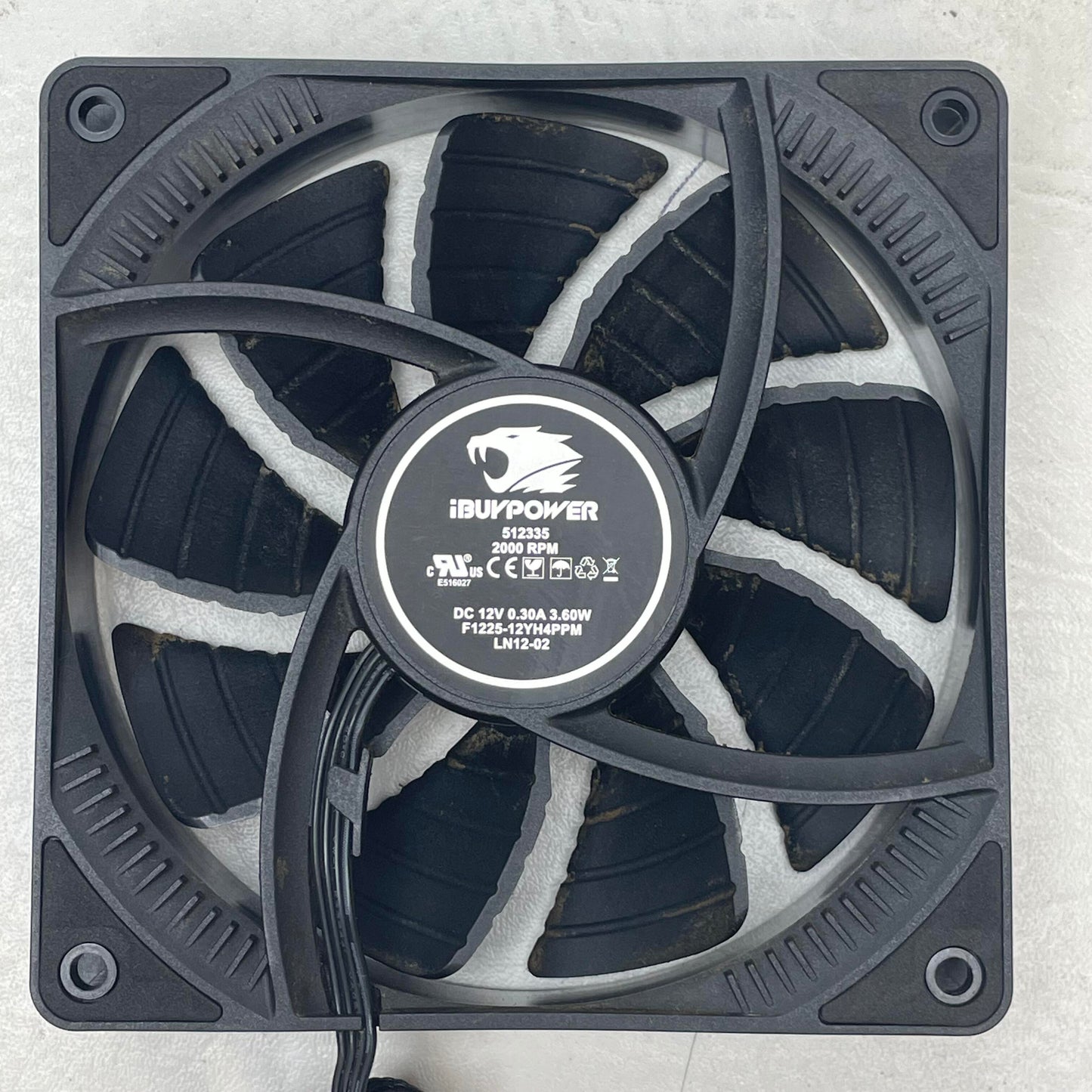 Lot of 7 iBUYPOWER 120mm Case Fans - Mixed ARGB & High Performance PWM Fan Set