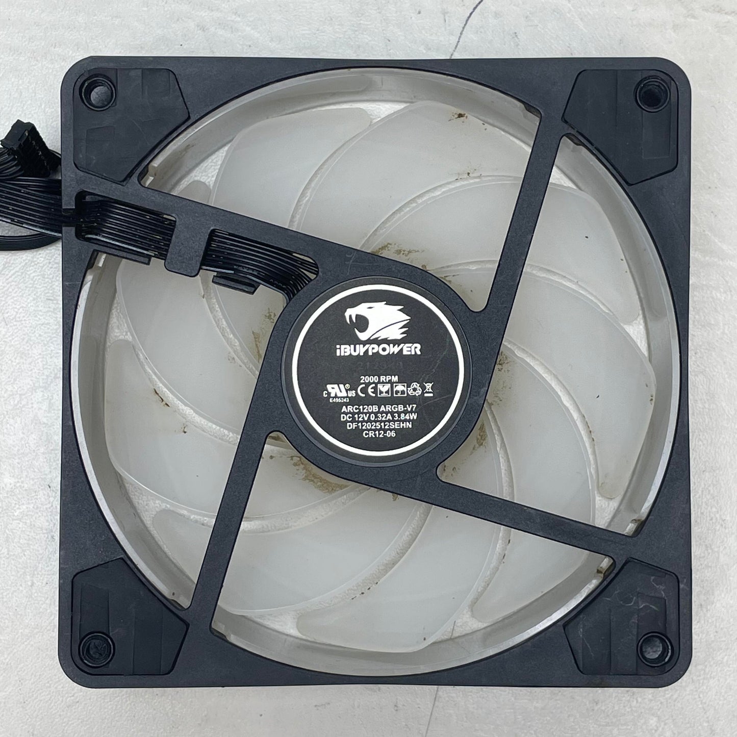 Lot of 7 iBUYPOWER 120mm Case Fans - Mixed ARGB & High Performance PWM Fan Set