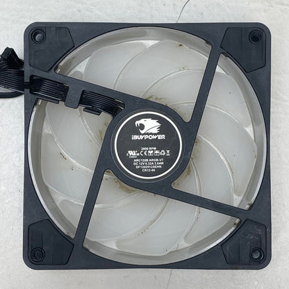 Lot of 7 iBUYPOWER 120mm Case Fans - Mixed ARGB & High Performance PWM Fan Set