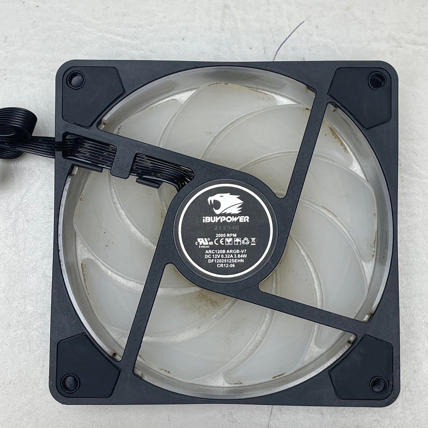 Lot of 7 iBUYPOWER 120mm Case Fans - Mixed ARGB & High Performance PWM Fan Set