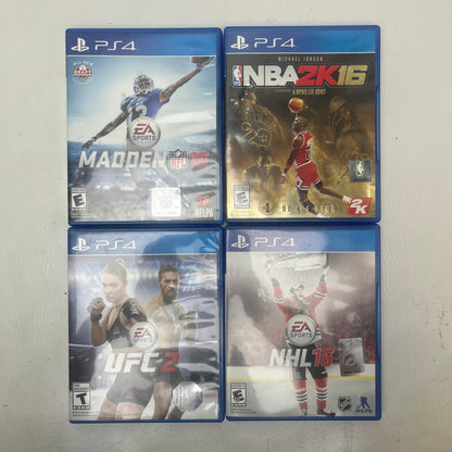Lot of 4 Sony PlayStation 4 PS4 Games