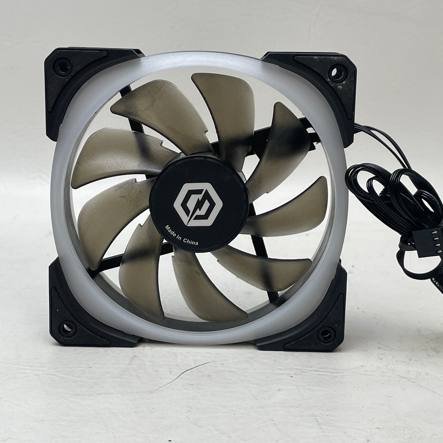Lot of 6 CyberPowerPC 120mm RGB Case Fans PWM, ARGB, Reverse Flow Mixed Set