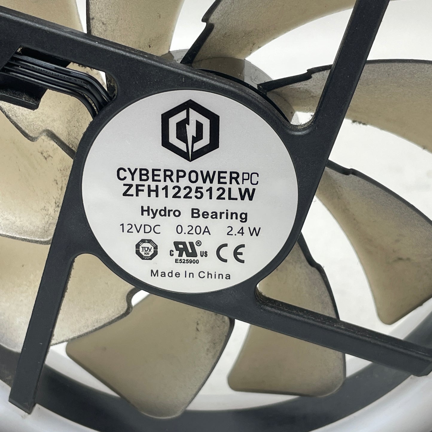 Lot of 6 CyberPowerPC 120mm RGB Case Fans PWM, ARGB, Reverse Flow Mixed Set