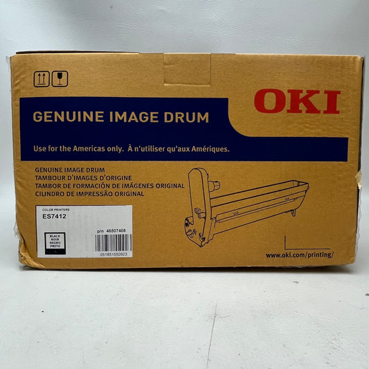 Okidata 46507408 Black Imaging Drum for ES 7412 Series
