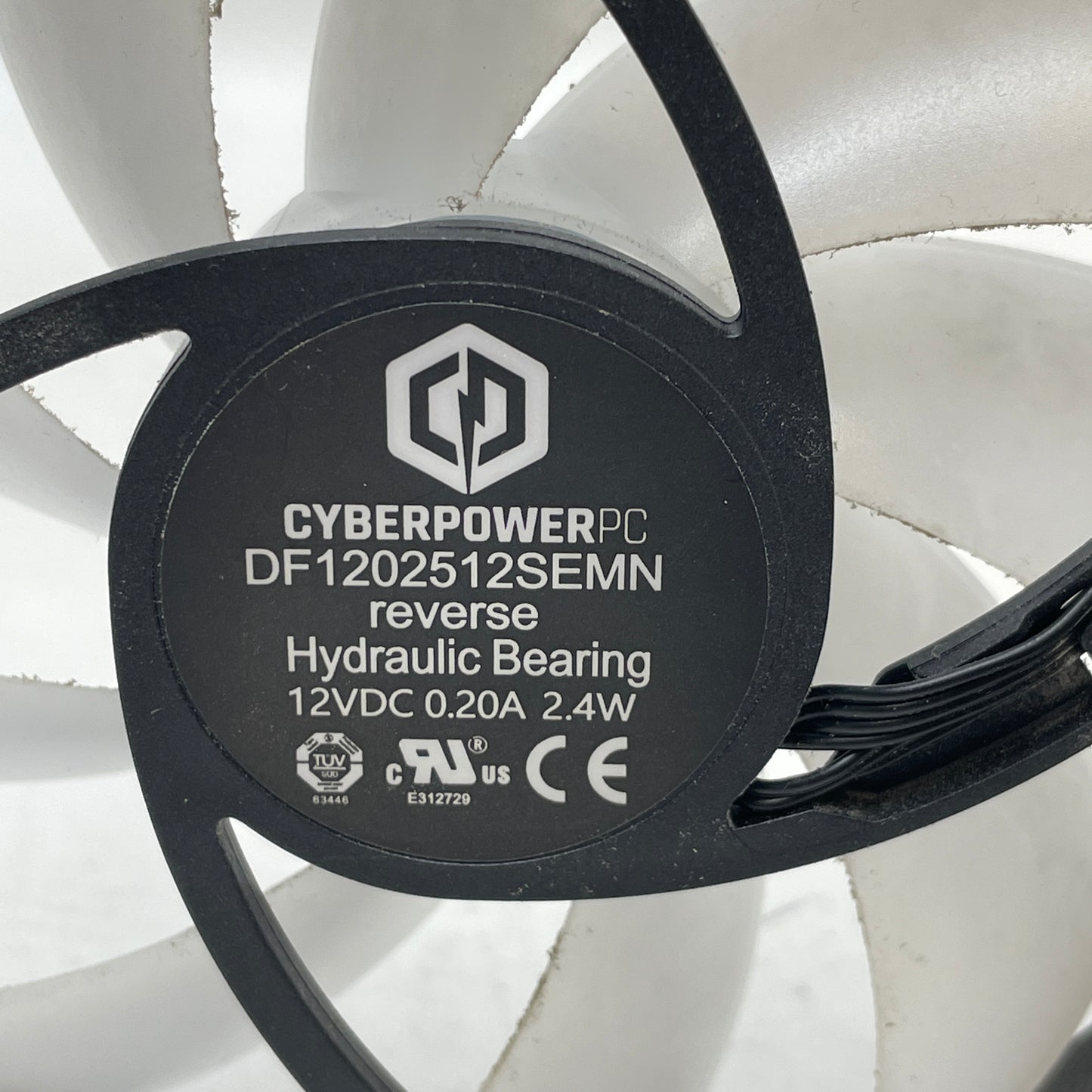 Lot of 6 CyberPowerPC 120mm RGB Case Fans PWM, ARGB, Reverse Flow Mixed Set