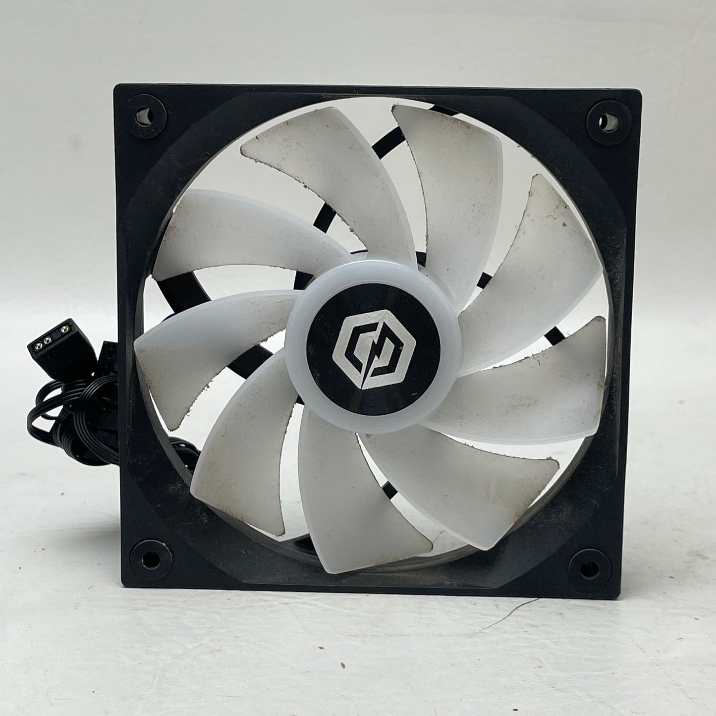 Lot of 6 CyberPowerPC 120mm RGB Case Fans PWM, ARGB, Reverse Flow Mixed Set