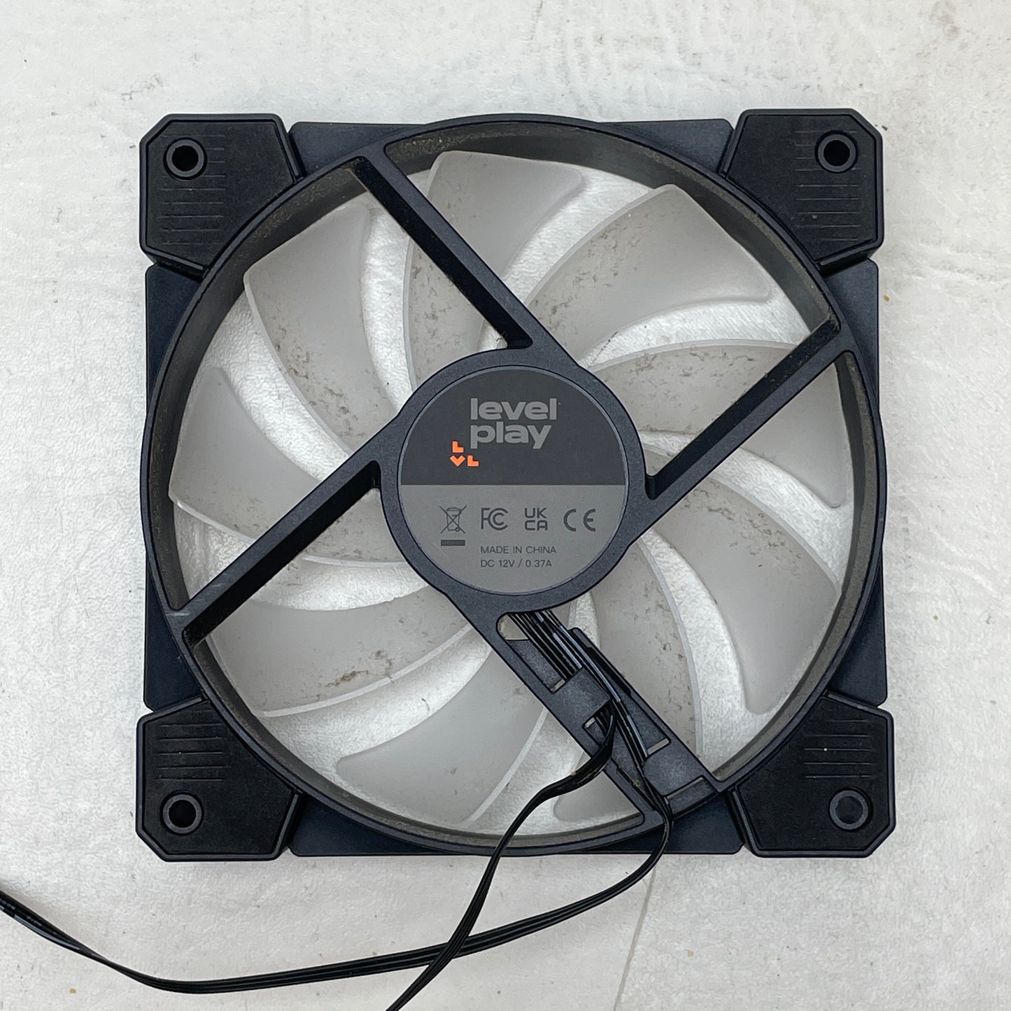 Lot of 6 CyberPowerPC 120mm RGB Case Fans PWM, ARGB, Reverse Flow Mixed Set