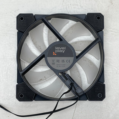 Lot of 6 CyberPowerPC 120mm RGB Case Fans PWM, ARGB, Reverse Flow Mixed Set