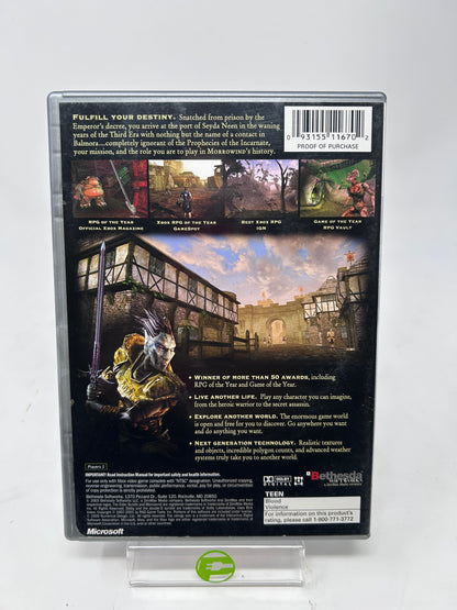 Elder Scrolls III Morrowind (Microsoft Xbox, 2002)