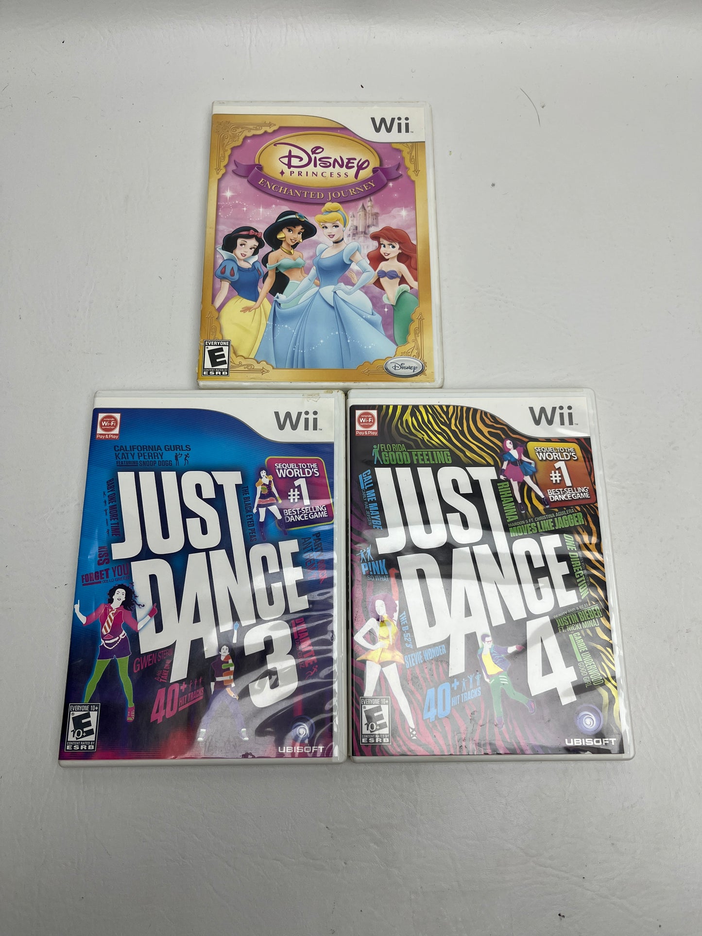 Lot of 3 Games Nintendo Wii 
