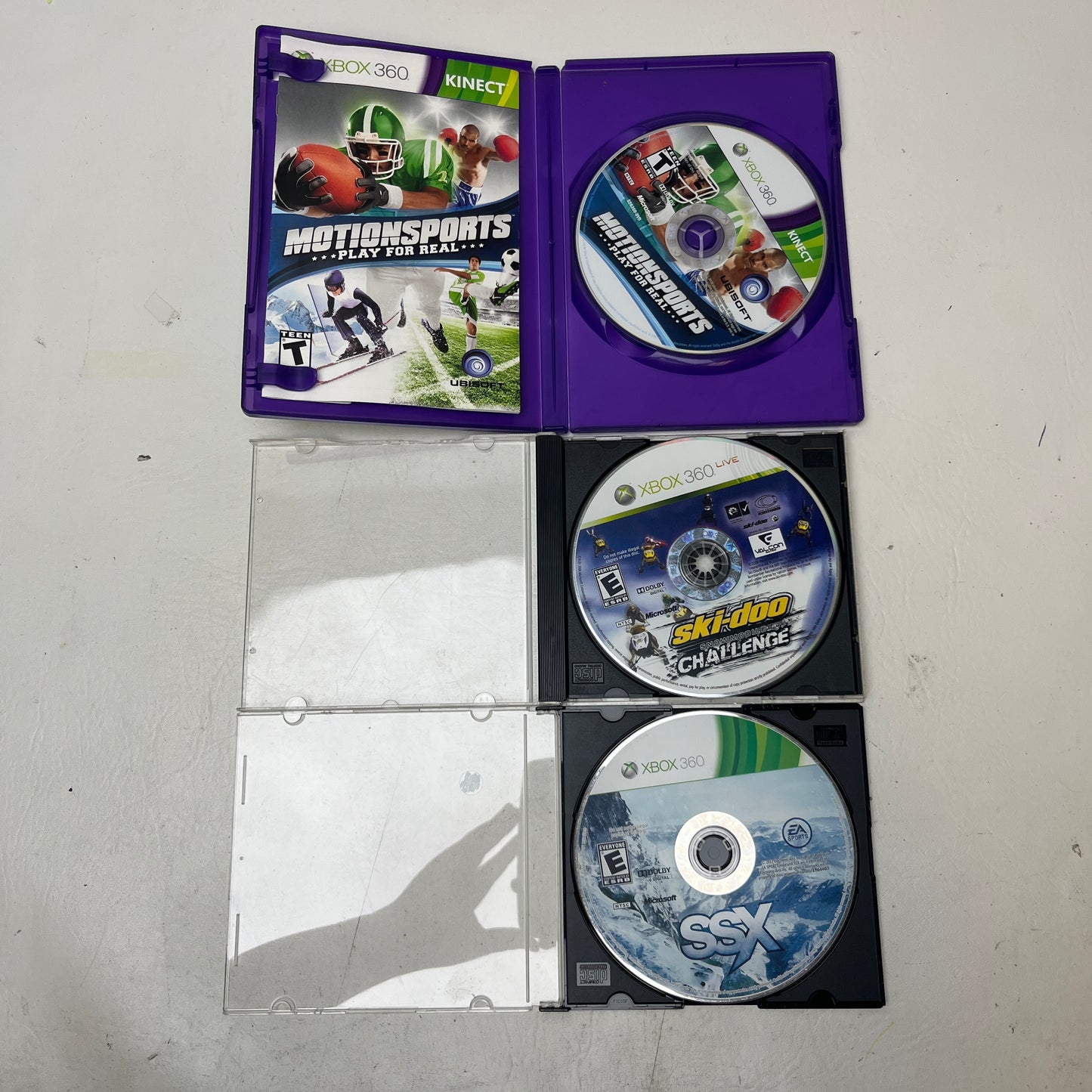 Lot of 3  Games Microsoft Xbox 360 