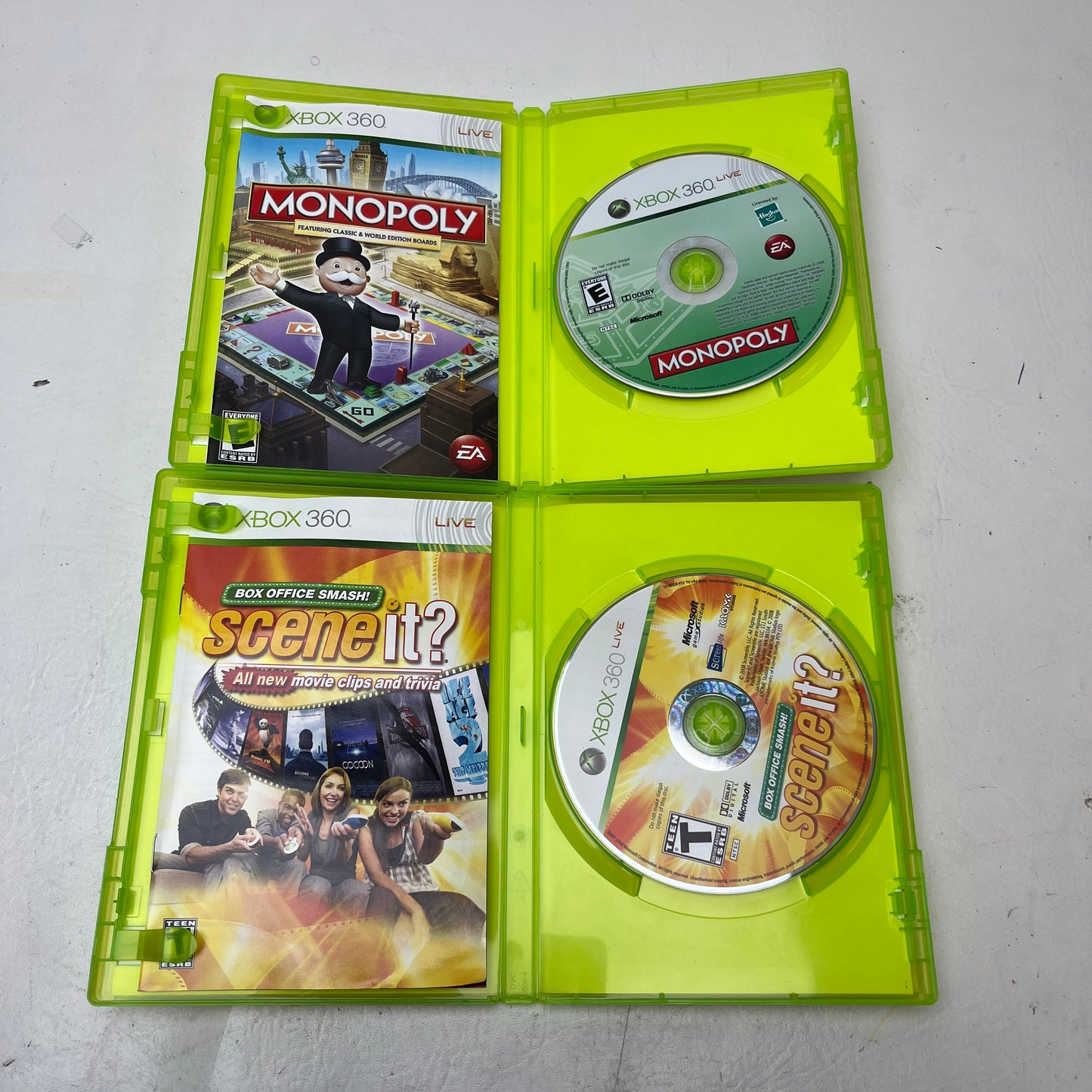 Lot of 4 Games Microsoft Xbox 360 