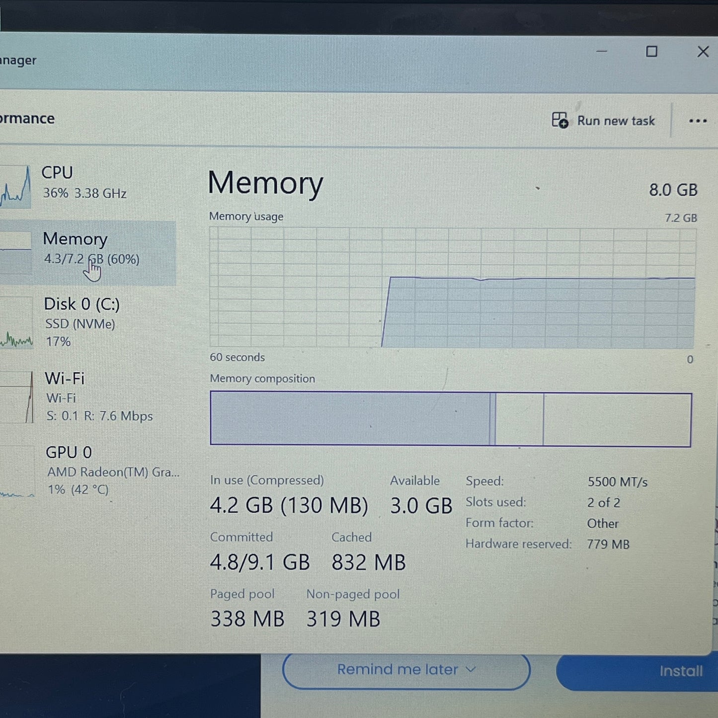 Acer Aspire go 14 AG14-21P 14" Ryzen 3 7320U 2.4GHz 8GB RAM 128GB SSD