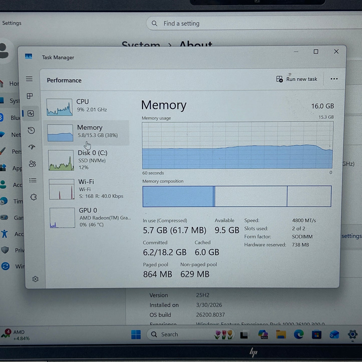 BIOS Locked HP EliteBook 645 G11 Ryzen 5 pro 7535u w/ Radeon Graphics 16GB RAM 512GB