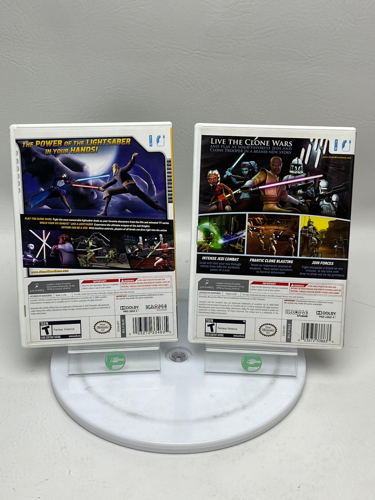 Lot of 2 Games Nintendo Wii 