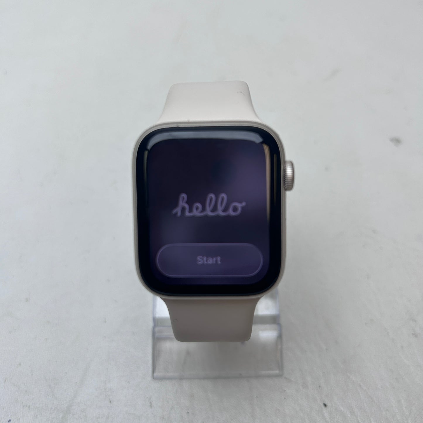 GPS Only Apple Watch SE 3 44MM  Aluminum Starlight Sport Band MEHG4LW/A