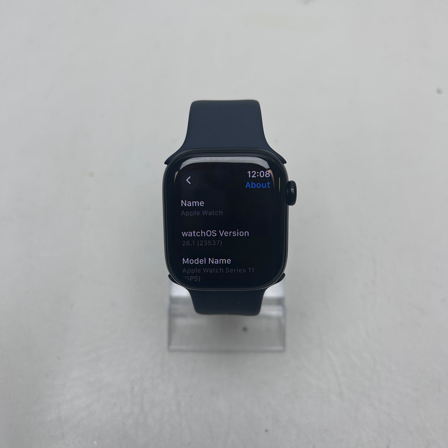GPS Only Apple Watch Series 11 42MM Jet Black Aluminum Black Sport Band MEQT4LW/A