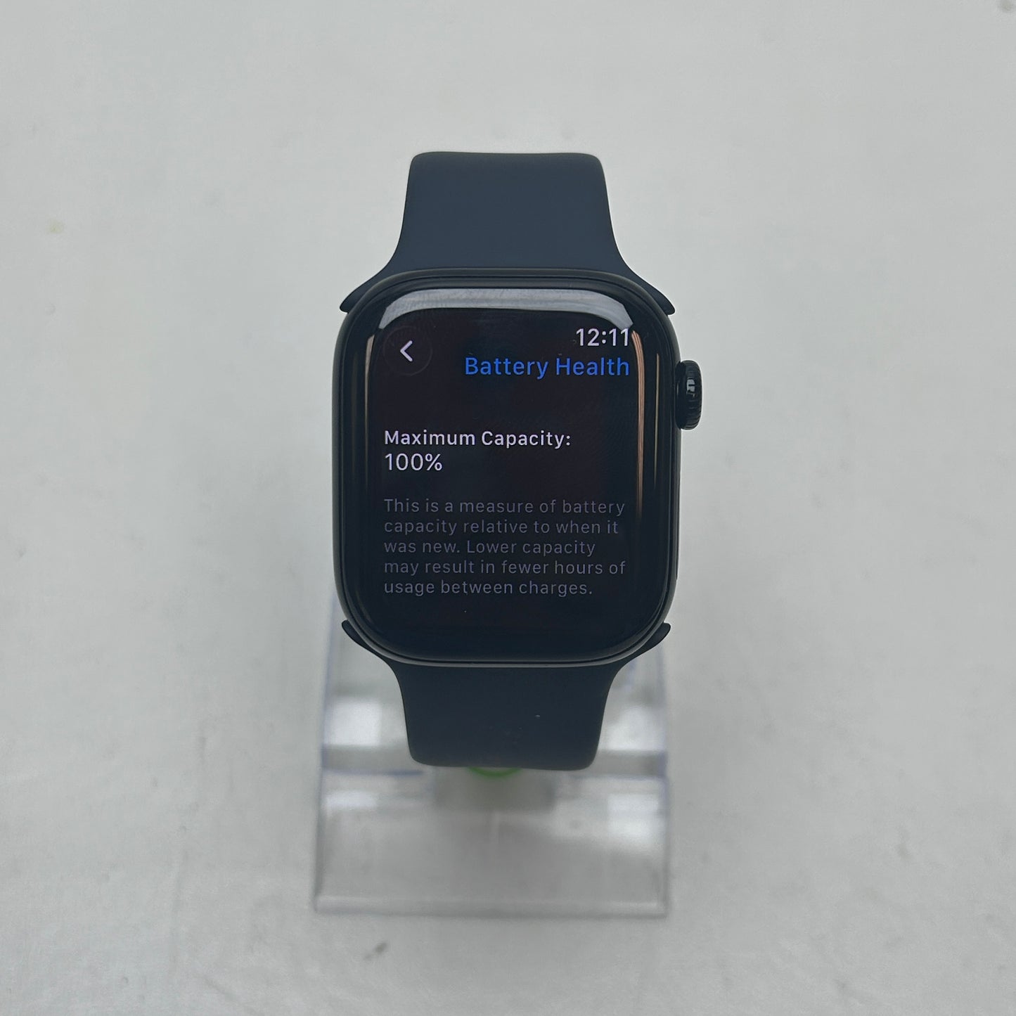 GPS Only Apple Watch Series 11 42MM Jet Black Aluminum Black Sport Band MEQT4LW/A