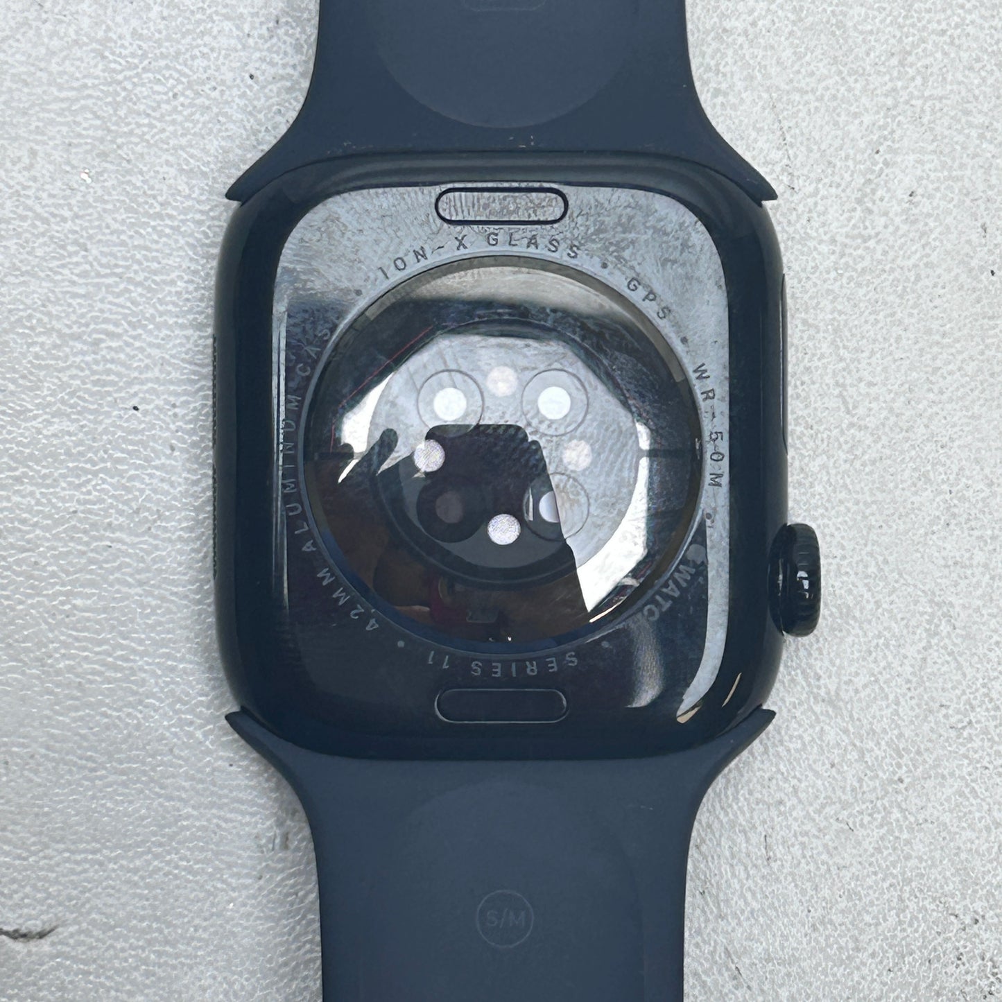 GPS Only Apple Watch Series 11 42MM Jet Black Aluminum Black Sport Band MEQT4LW/A