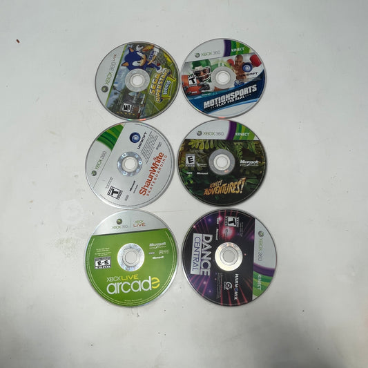 Lot of 6 Microsoft Xbox 360 Games