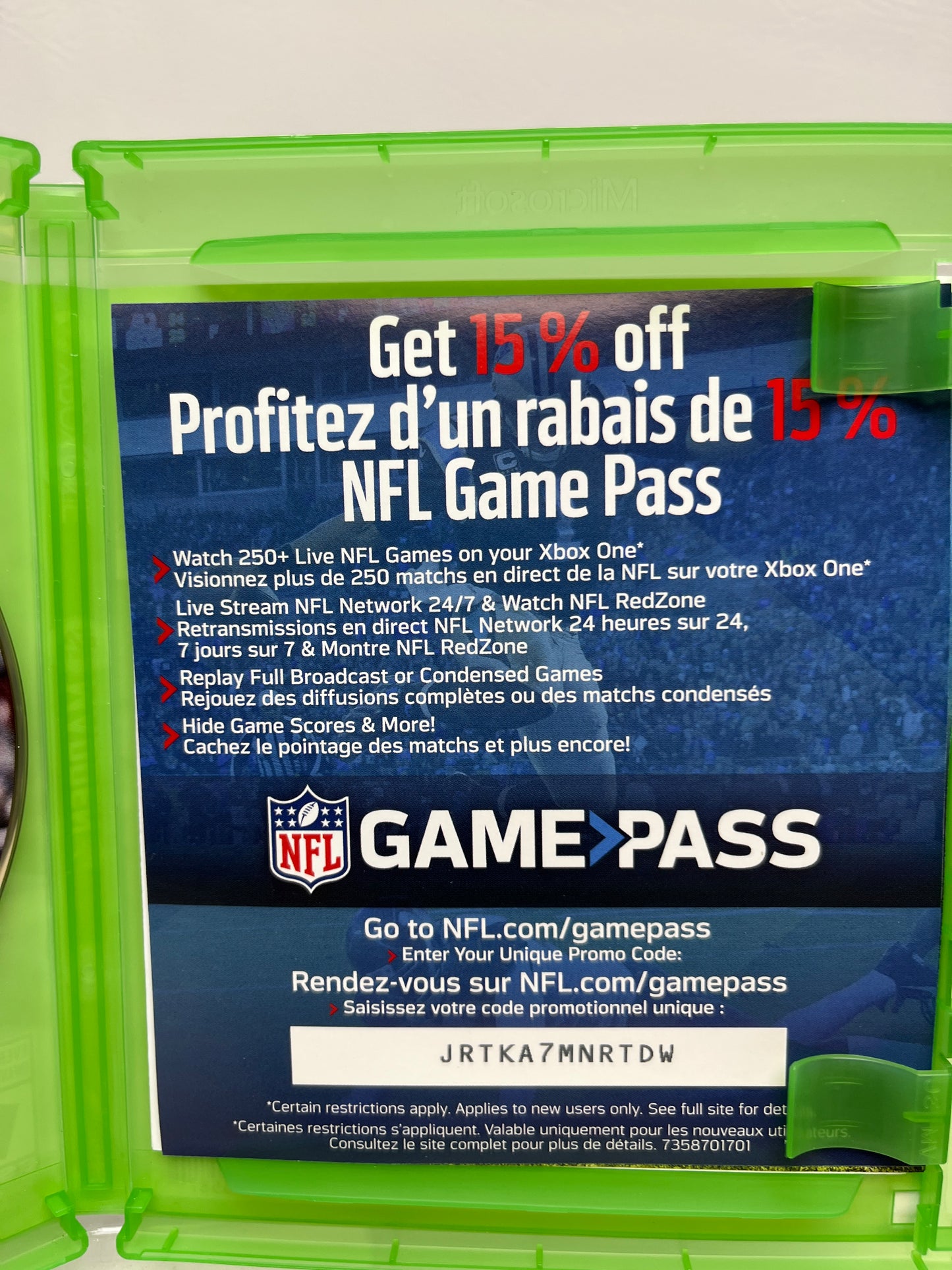 Lot of 2 Games Microsoft Xbox One Madden NFL 17,Madden NFL 20