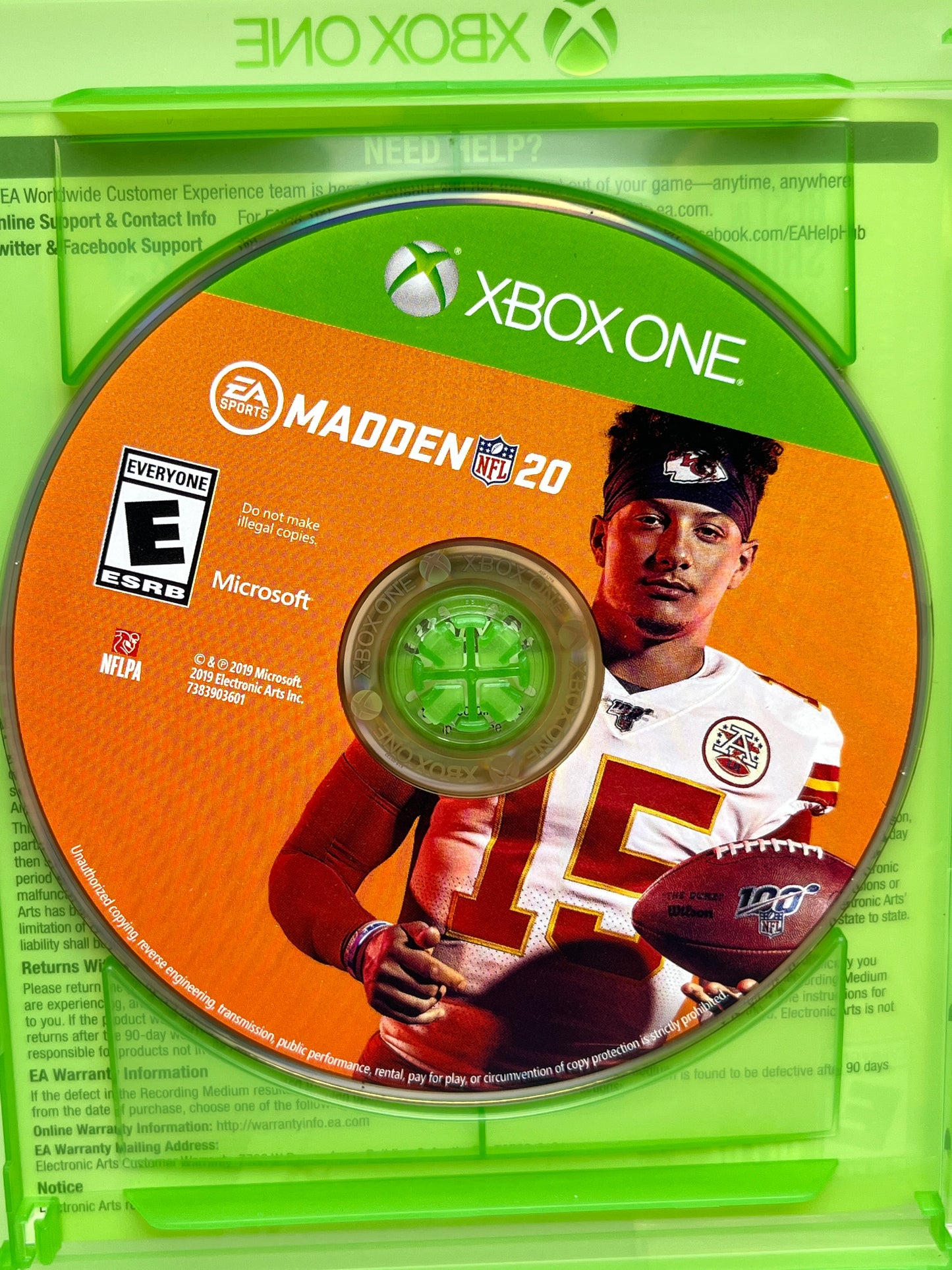 Lot of 2 Games Microsoft Xbox One Madden NFL 17,Madden NFL 20