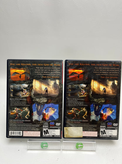 Lot of 2 Games Sony PlayStation 2 PS2 God of War Two-Disc Set