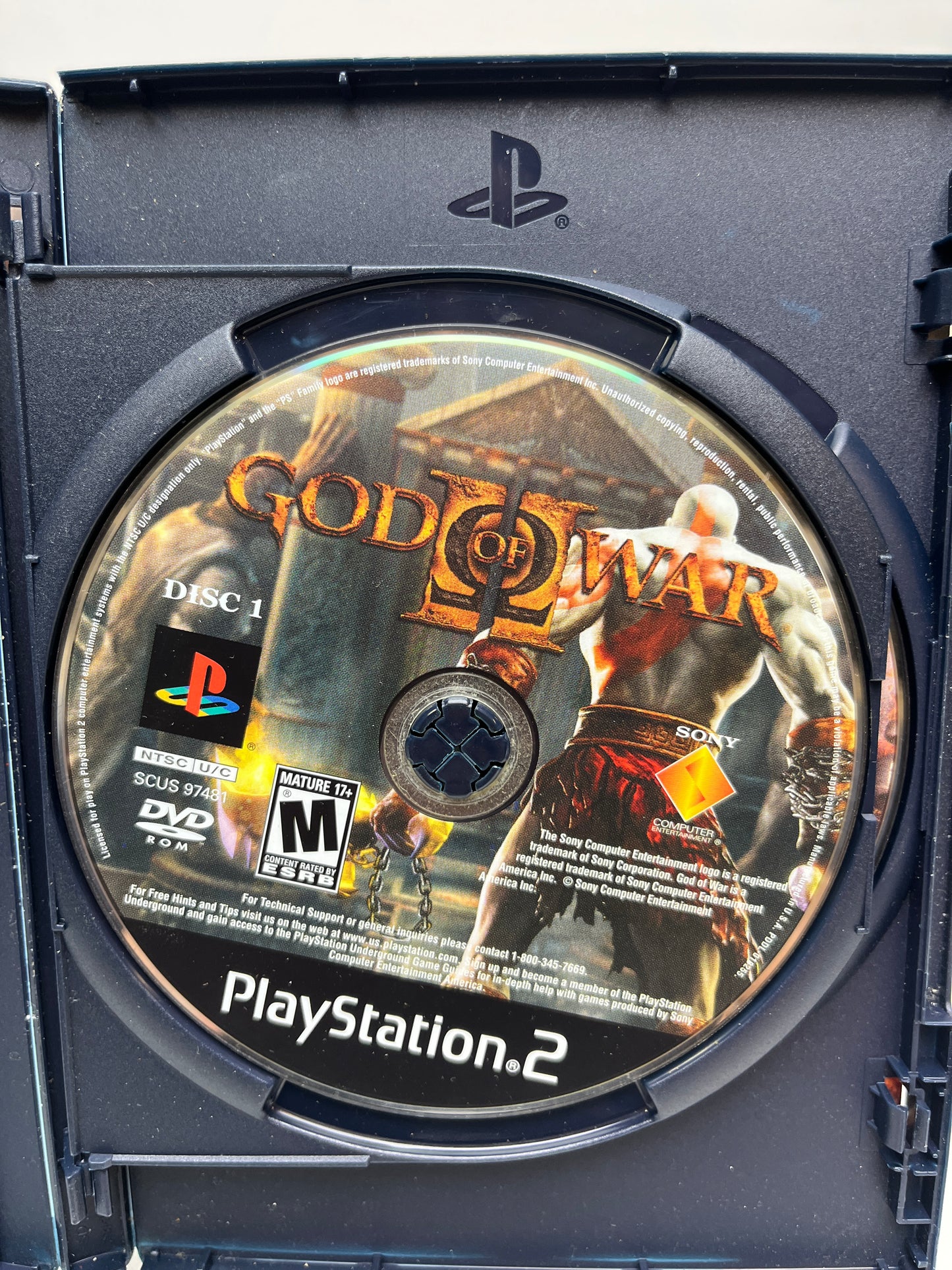 Lot of 2 Games Sony PlayStation 2 PS2 God of War Two-Disc Set