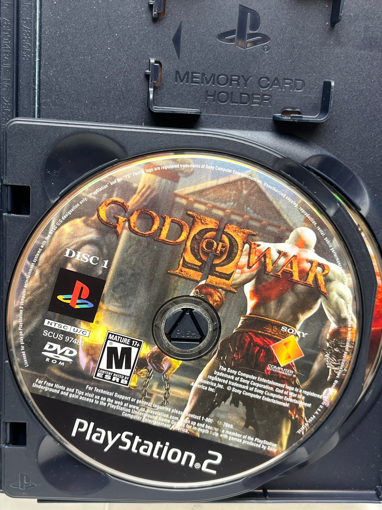 Lot of 2 Games Sony PlayStation 2 PS2 God of War Two-Disc Set