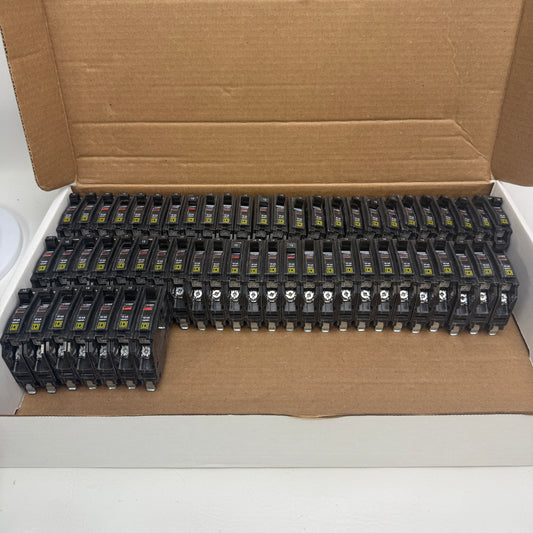 Lot of 57 Square D 15 Amp 1-Pole 120/240V Circuit Breaker DP-4075