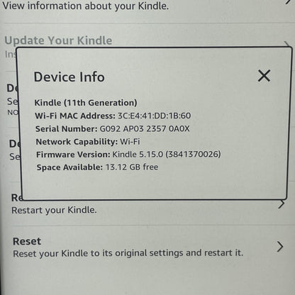 WiFi Only Amazon Kindle Fire HD 10 11th Gen 32GB Black B08BX7FV5L